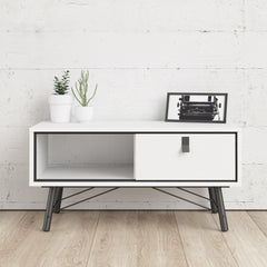 Ry Coffee table with 1 drawer Matt White