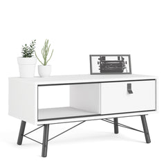 Ry Coffee table with 1 drawer Matt White