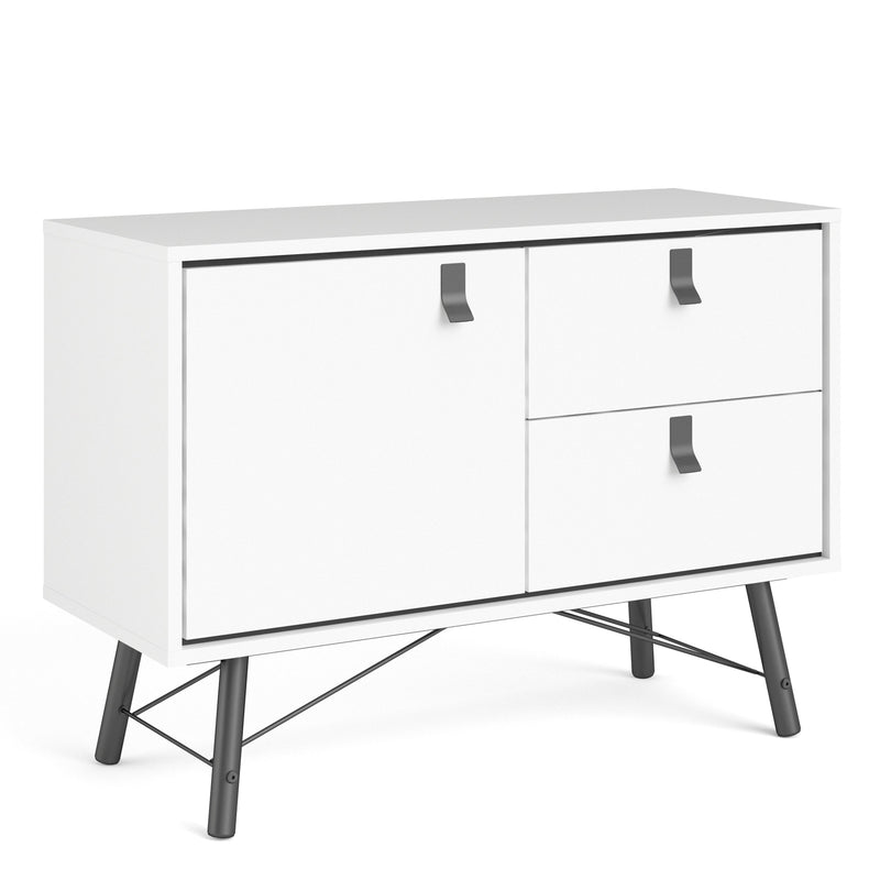 Ry Sideboard with 1 door + 2 drawers Matt White