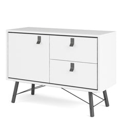 Ry Sideboard with 1 door + 2 drawers Matt White