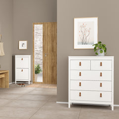 Barcelona Chest 3+2 drawers in White