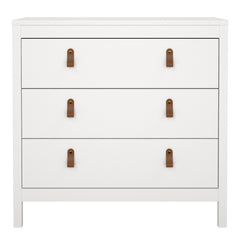 Barcelona Chest 3 drawers in White