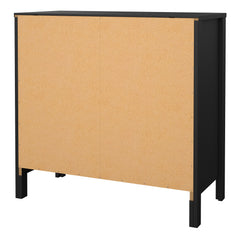 Barcelona Chest 3 drawers in Matt Black