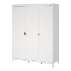 Barcelona Wardrobe with 3 doors in White