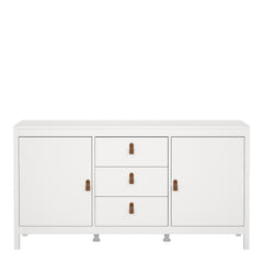 Barcelona Sideboard 2 doors + 3 drawers in White