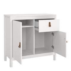 Barcelona Sideboard 2 doors + 1 drawer in White