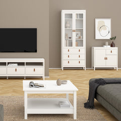 Barcelona Sideboard 2 doors + 1 drawer in White