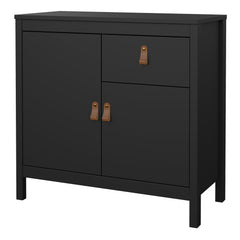 Barcelona Sideboard 2 doors + 1 drawer in Matt Black