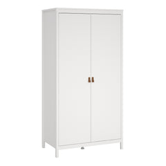 Barcelona Wardrobe with 2 doors in White