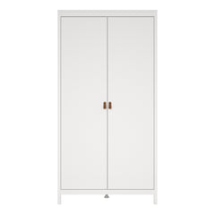 Barcelona Wardrobe with 2 doors in White