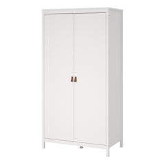 Barcelona Wardrobe with 2 doors in White