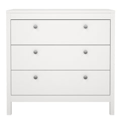 Madrid Chest 3 drawers in White