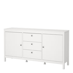 Madrid Sideboard 2 doors + 3 drawers in White