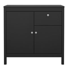 Madrid Sideboard 2 doors + 1 drawer in Matt Black