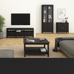 Madrid Sideboard 2 doors + 1 drawer in Matt Black