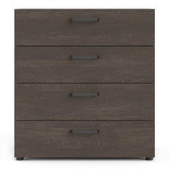 Dallas chest 4 drawers Rovere Gessato Dark Oak