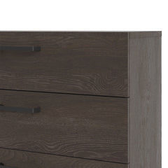 Dallas chest 4 drawers Rovere Gessato Dark Oak