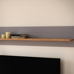 Bohol Wall Shelf in Riviera Oak/Grey Oak