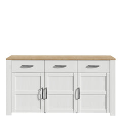 Bohol Sideboard in Riviera Oak/White