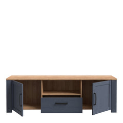 Bohol TV Unit  in Riviera Oak/Navy