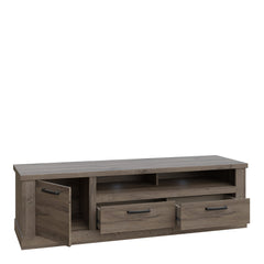 Corona TV Unit  in Tabak Oak