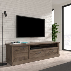 Corona TV Unit  in Tabak Oak