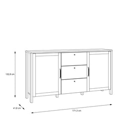 Malte Brun Chest of Drawers in Waterford Oak