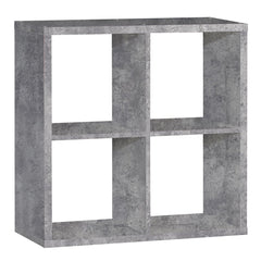 Mauro 2x2 Storage Unit in Concrete Grey