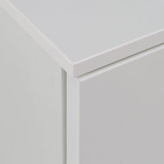 Sienna Abstract Chest of in White/White High Gloss