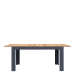 Bohol Extending Dining Table in Riviera Oak/Navy