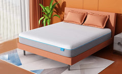 Lux Hybrid Mattress with Breathable Foam & Individually Wrapped Spring & Removable Zip Cover Medium Firm Feel