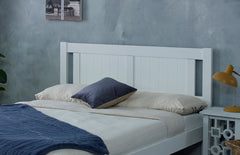 Glory White Wooden Bed Frame