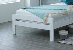 Glory White Wooden Bed Frame