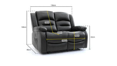 Alva Electric Recliner Sofa 2-Seater 3-Seater