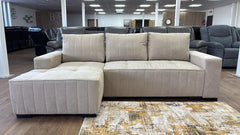 Hugo Fabric Right/Left Hand Facing Corner Sofabed with Storage