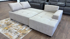 Hugo Fabric Right/Left Hand Facing Corner Sofabed with Storage