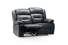 Novie Manual Recliner Sofa 2-Seater 3-Seater Leather Armchair