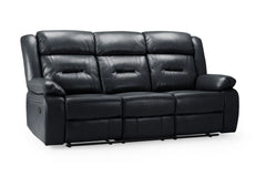 Novie Manual Recliner Sofa 2-Seater 3-Seater Leather Armchair