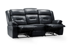 Novie Manual Recliner Sofa 2-Seater 3-Seater Leather Armchair