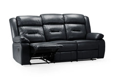 Novie Manual Recliner Sofa 2-Seater 3-Seater Leather Armchair