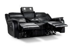 Galaxy Tech Recliner Sofa 2-Seater 3-Seater & Armchair