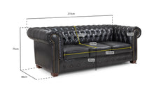 Chesterfield 2-Seater and 3-Seater Sofa