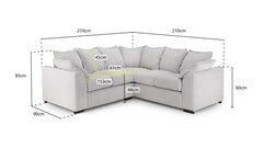 Colbee Large Corner Sofa Set