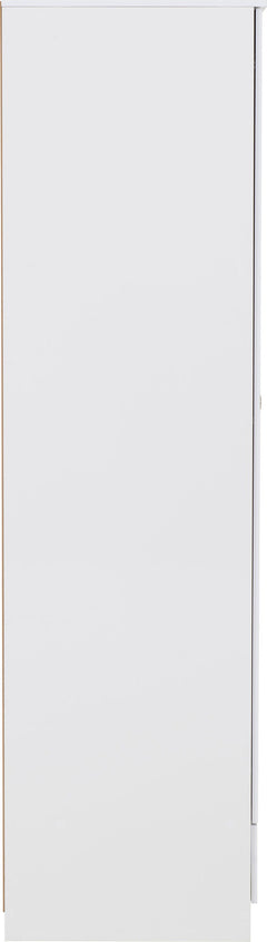 Denver 2 Door 1 Drawer Mirrored Wardrobe