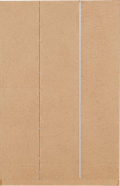 Denver 3 Door 2 Drawer Mirrored Wardrobe