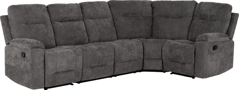 Guildford Corner Sofa Grey Fabric