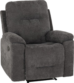 Guildford Recliner Chair Grey Fabric