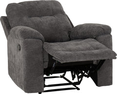 Guildford Recliner Chair Grey Fabric