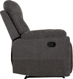 Guildford Recliner Chair Grey Fabric