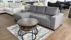 Hugo Fabric Right/Left Hand Facing Corner Sofabed with Storage